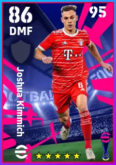 Joshua Kimmich eFootball 2026 player card — 86 OVR DMF