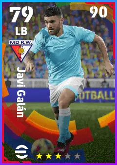 Javi Galan eFootball 2026 player card — 79 OVR LB