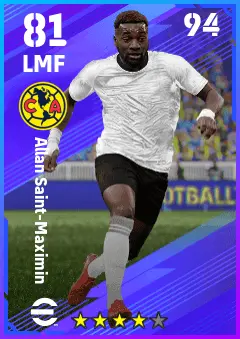 Allan Saint-Maximin eFootball 2026 player card — 81 OVR LMF