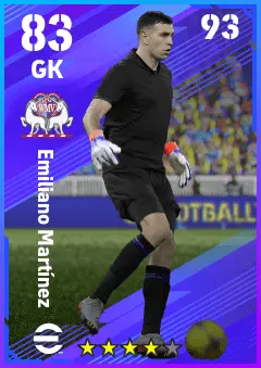 Emiliano Martinez eFootball 2026 player card — 83 OVR GK