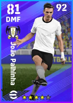 Joao Palhinha eFootball 2026 player card — 81 OVR DMF