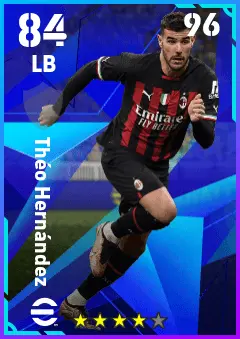 Theo Hernandez eFootball 2026 player card — 84 OVR LB