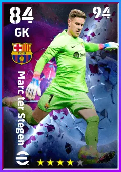 Marc ter Stegen eFootball 2026 player card — 84 OVR GK
