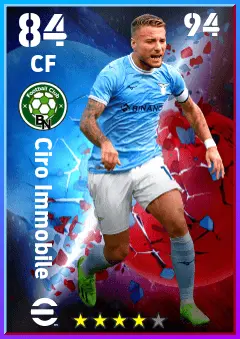 Ciro Immobile eFootball 2026 player card — 84 OVR CF