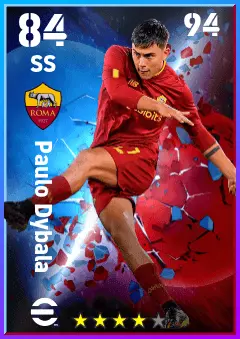 Paulo Dybala eFootball 2026 player card — 84 OVR SS