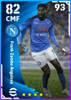 Frank Zambo Anguissa eFootball 2026 player card — 82 OVR CMF