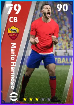 Mario Hermoso eFootball 2026 player card — 79 OVR CB