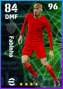 Fabinho eFootball 2026 player card — 84 OVR DMF