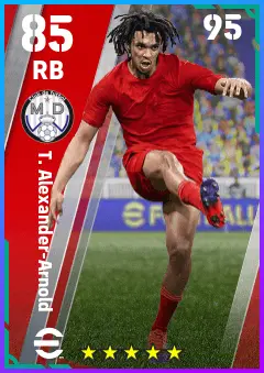 T. Alexander-Arnold eFootball 2026 player card — 85 OVR RB