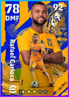 Rafael Carioca eFootball 2026 player card — 78 OVR DMF