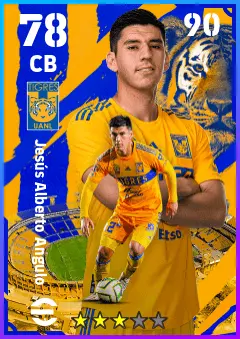 Jesus Alberto Angulo eFootball 2026 player card — 78 OVR CB