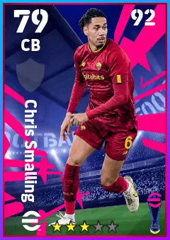 Chris Smalling eFootball 2026 player card — 79 OVR CB