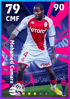 Mohamed Camara eFootball 2026 player card — 79 OVR CMF