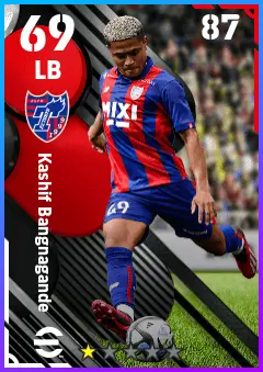Kashif Bangnagande eFootball 2026 player card — 69 OVR LB