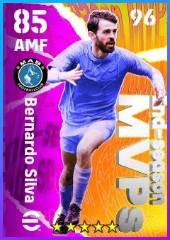 Bernardo Silva eFootball 2026 player card — 85 OVR AMF