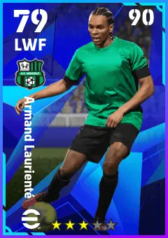 Armand Lauriente eFootball 2026 player card — 79 OVR LWF