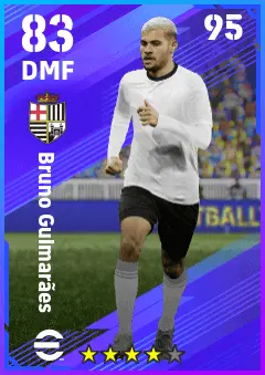 Bruno Guimaraes eFootball 2026 player card — 83 OVR DMF