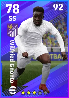 Wilfried Gnonto eFootball 2026 player card — 78 OVR SS