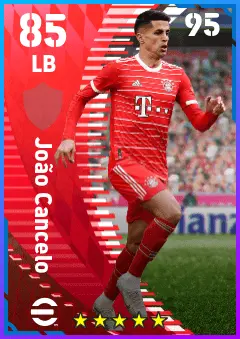 Joao Cancelo eFootball 2026 player card — 85 OVR LB