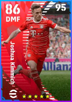 Joshua Kimmich eFootball 2026 player card — 86 OVR DMF