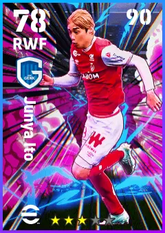 Junya Ito eFootball 2026 player card — 78 OVR RWF