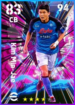 Kim Min-Jae eFootball 2026 player card — 83 OVR CB