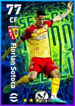 Florian Sotoca eFootball 2026 player card — 77 OVR CF