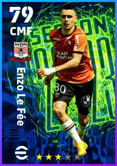 Enzo Le Fee eFootball 2026 player card — 79 OVR CMF