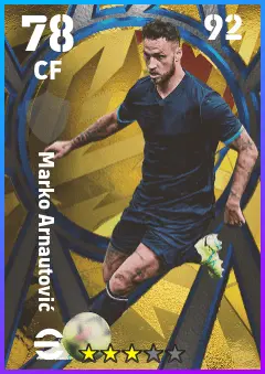 Marko Arnautovic eFootball 2026 player card — 78 OVR CF