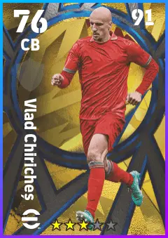 Vlad Chiriches eFootball 2026 player card — 76 OVR CB