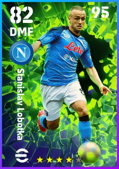 Stanislav Lobotka eFootball 2026 player card — 82 OVR DMF