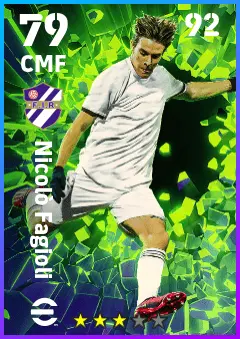 Nicolo Fagioli eFootball 2026 player card — 79 OVR CMF