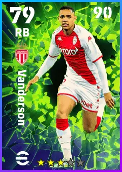 Vanderson eFootball 2026 player card — 79 OVR RB