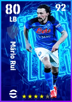 Mario Rui eFootball 2026 player card — 80 OVR LB