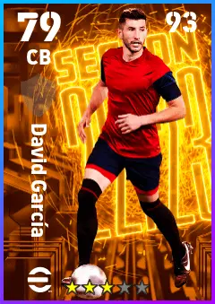 David Garcia eFootball 2026 player card — 79 OVR CB