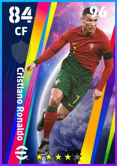 Cristiano Ronaldo eFootball 2026 player card — 84 OVR CF