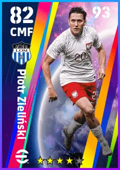 Piotr Zielinski eFootball 2026 player card — 82 OVR CMF