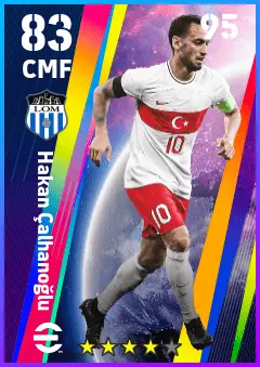 Hakan Calhanoglu eFootball 2026 player card — 83 OVR CMF