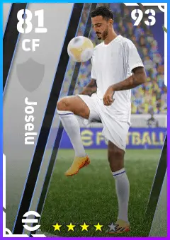 Joselu eFootball 2026 player card — 81 OVR CF