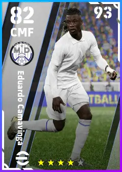 Eduardo Camavinga eFootball 2026 player card — 82 OVR CMF