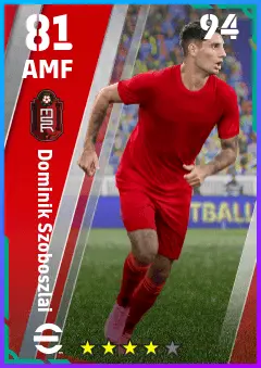 Dominik Szoboszlai eFootball 2026 player card — 81 OVR AMF