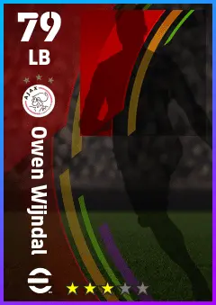 Owen Wijndal eFootball 2026 player card — 79 OVR LB