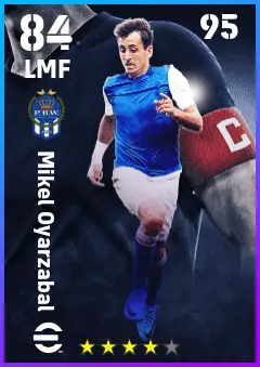 Mikel Oyarzabal eFootball 2026 player card — 84 OVR LMF