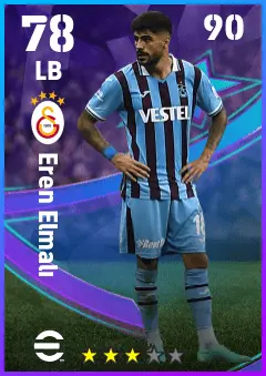 Eren Elmali eFootball 2026 player card — 78 OVR LB