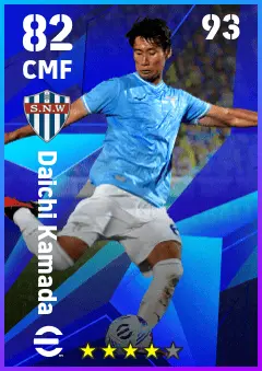 Daichi Kamada eFootball 2026 player card — 82 OVR CMF