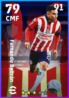 Fernando Beltran eFootball 2026 player card — 79 OVR CMF
