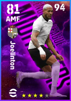 Joelinton eFootball 2026 player card — 81 OVR AMF