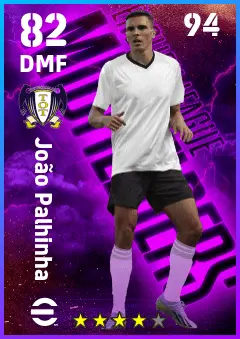Joao Palhinha eFootball 2026 player card — 82 OVR DMF