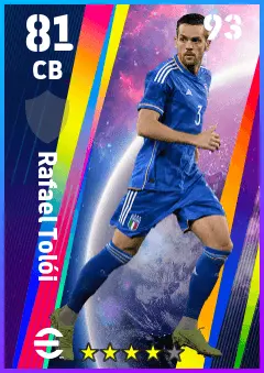 Rafael Toloi eFootball 2026 player card — 81 OVR CB