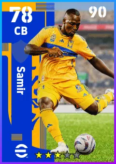 Samir eFootball 2026 player card — 78 OVR CB
